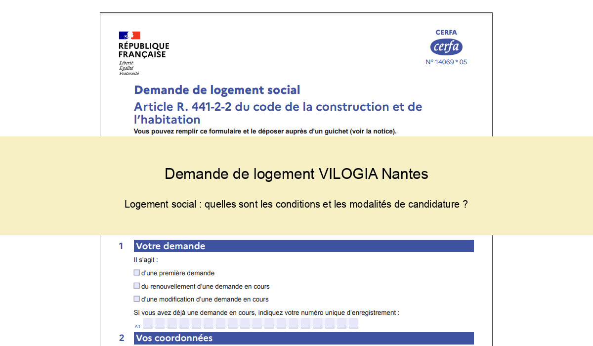 Ma demande de logement social VILOGIA Nantes