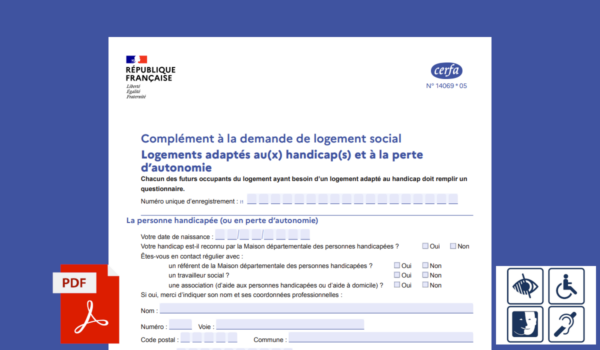 Demande de logement social Formulaire handicap