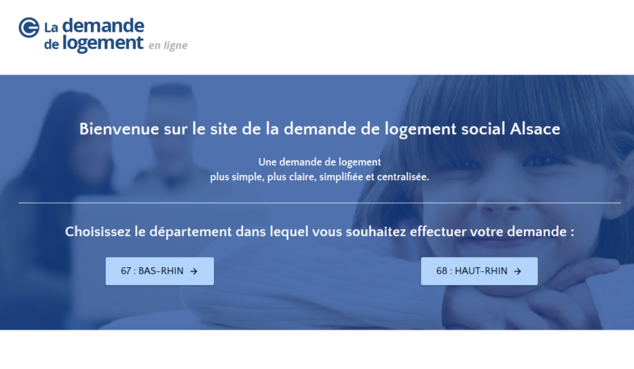 portail demande de logement social en Alsace